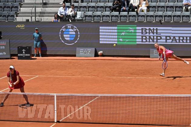 Internazionali BNL d Italia Mirra Andreeva,Diana Shnaider during the Internazionali BNL d Italia 2025 at Foro Italico, Italy, May 16th, 2025 Imago-Images Emmefoto Copyright: xImago-Images Emmefotox