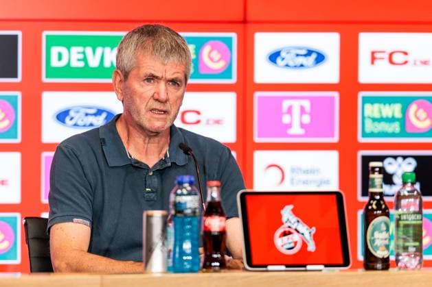 2 Soccer Bundesliga 1 FC Cologne Press Conference 16 05 2025 Friedhelm Funkel Coach 1 FC Cologne 2 Soccer Bundesliga Press Conference 1 FC Cologne Cologne, RheinEnergiestadion, 16 05 2025 Copyright: xBEAUTIFULxSPORTS Wunderlx