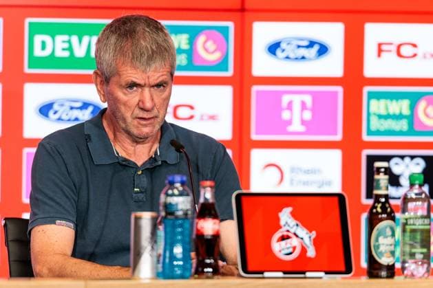 2 Soccer Bundesliga 1 FC Cologne Press Conference 16 05 2025 Friedhelm Funkel Coach 1 FC Cologne 2 Soccer Bundesliga Press Conference 1 FC Cologne Cologne, RheinEnergiestadion, 16 05 2025 Copyright: xBEAUTIFULxSPORTS Wunderlx