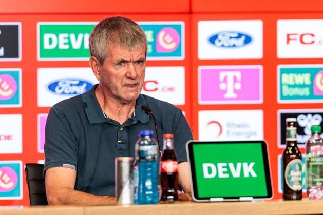 2 Soccer Bundesliga 1 FC Cologne Press Conference 16 05 2025 Friedhelm Funkel Coach 1 FC Cologne 2 Soccer Bundesliga Press Conference 1 FC Cologne Cologne, RheinEnergiestadion, 16 05 2025 Copyright: xBEAUTIFULxSPORTS Wunderlx