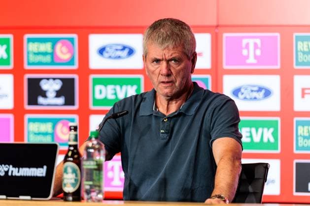 2 Soccer Bundesliga 1 FC Cologne Press Conference 16 05 2025 Friedhelm Funkel Coach 1 FC Cologne 2 Soccer Bundesliga Press Conference 1 FC Cologne Cologne, RheinEnergiestadion, 16 05 2025 Copyright: xBEAUTIFULxSPORTS Wunderlx