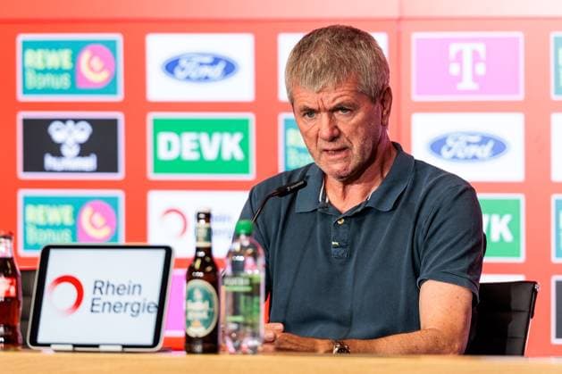 2 Soccer Bundesliga 1 FC Cologne Press Conference 16 05 2025 Friedhelm Funkel Coach 1 FC Cologne 2 Soccer Bundesliga Press Conference 1 FC Cologne Cologne, RheinEnergiestadion, 16 05 2025 Copyright: xBEAUTIFULxSPORTS Wunderlx