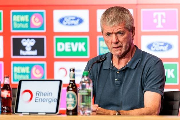 2 Soccer Bundesliga 1 FC Cologne Press Conference 16 05 2025 Friedhelm Funkel Coach 1 FC Cologne 2 Soccer Bundesliga Press Conference 1 FC Cologne Cologne, RheinEnergiestadion, 16 05 2025 Copyright: xBEAUTIFULxSPORTS Wunderlx