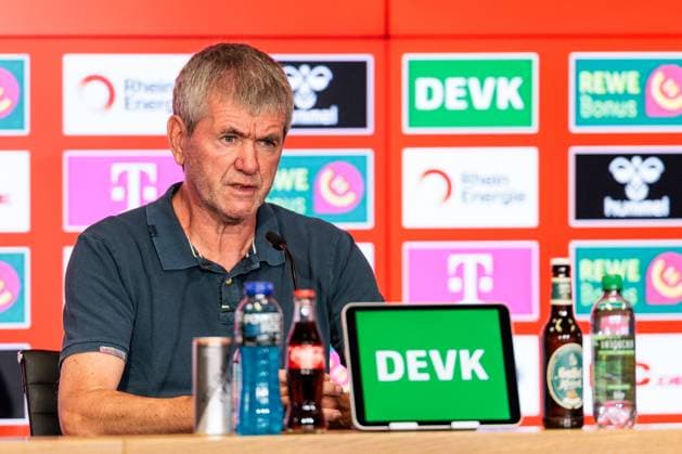 2 Soccer Bundesliga 1 FC Cologne Press Conference 16 05 2025 Friedhelm Funkel Coach 1 FC Cologne 2 Soccer Bundesliga Press Conference 1 FC Cologne Cologne, RheinEnergiestadion, 16 05 2025 Copyright: xBEAUTIFULxSPORTS Wunderlx