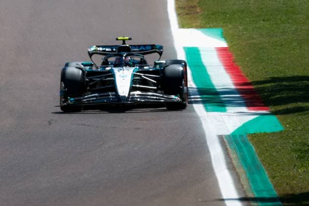 Formula 1 AWS Gran Premio del Made in Italy e dell Emilia-Romagna Alexis Perrin OVERTAKE MAXPPP - Imola 16 05 2025 12 ANTONELLI Andrea Kimi (ita), Mercedes AMG Petronas, action during the Formula 1 AWS Gran Premio del Made in Italy e dell Emilia-Romagna Grand Prix 2025, the 7th round of the 2025 FIA Formula 1 World Championship, WM, Weltmeisterschaft on the Autodromo Internazionale Enzo e Dino Ferrari from May 15 to 18, 2025, in Imola, Italy Imola Italy  Copyright: xOVERTAKE MAXPPPxAlexisxPerrinx OVT202505169717 OVT202505169717
