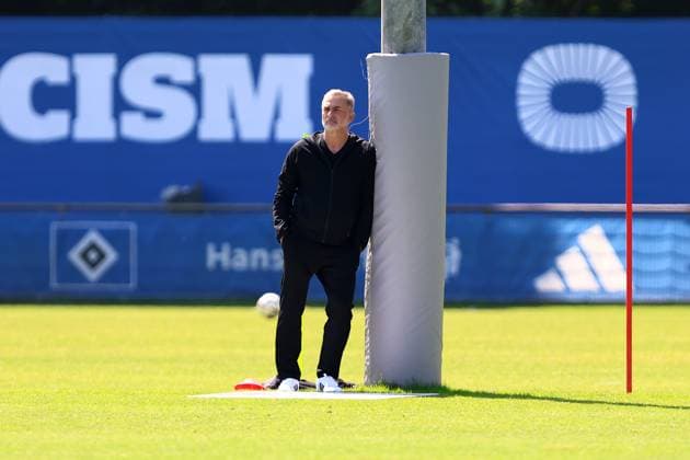 Stefan Kuntz Chief Sports Officer, Hamburger SV Football I Mens I Training I 2024 2025 season I Hamburger SV I 16 05 2025 I Volksparkstadion training pitches