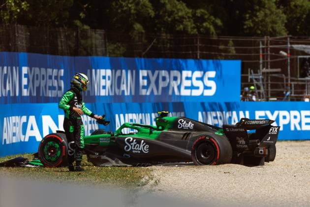 5 Gabriel Bortoleto BRA, Stake F1 Team Kick Sauber , F1 Grand Prix of Emilia Romagna at Autodromo Internazionale Enzo e Dino Ferrari on May 16, 2025 in Imola, Italy Photo by HOCH ZWEI Imola Italy
