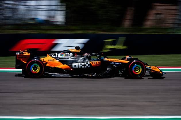 May 16, 2025, Imola, Bo, Italy: The championship leader Oscar Piastri(mclaren F1 team) on top after fp1 at Autodromo Enzo e Dino Ferrari(Imola,BO) on Thursday,September 15th Imola Italy - ZUMAp257 20250516_zip_p257_003 Copyright: xCristopherxPonsox