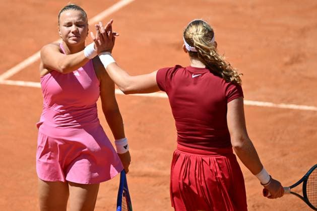Diana Shnaider (RUS) and Mirra Andreeva (RUS) in action against Sara Errani (ITA) and Jasmine Paolini (ITA) during the Internazionali BNL d Italia Day Twelve at Foro Italico on May 15, 2025 in Rome, Italy.  Copyright: xDomenicoxCippitelli IPAxSportx xipa-agency.netx xx IPA_57774028 IPA_Agency_IPA57774028