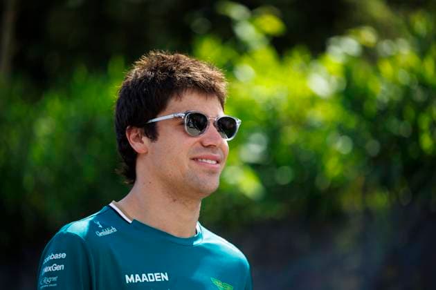 16th May 2025; Autodromo Enzo e Dino Ferrari, Imola, Italy; FIA Formula 1 Emilia Romagna Grand Prix 2025; Free Practice Day; Number 18 Aston Martin Aramco driver Lance Stroll arrives at the track for the Emilia Romagna Formula 1  ActionPlus12788213 StephenxBlackberry