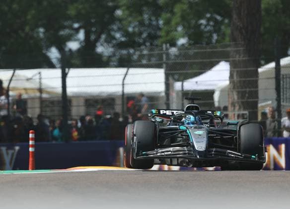Formula 1 Grand Prix Emilia Romagna 2025 16 05 2025, Autodromo Enzo e Dino Ferrari, Imola, Formula 1 Grand Prix Emilia Romagna 2025 ,in the picture George Russell GBR , Mercedes AMG Petronas Formula One Team nordphotoxGmbHx xBratic nph00250