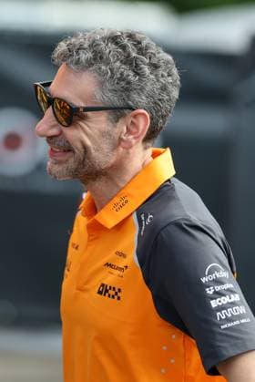 Foto IPP Enrico Schiavi Imola 16-05-2025 Formula 1 F1 Gran Premio del Made in Italy e dell’Emilia Romagna 2025 Paddock nella foto: Andrea Stella - McLaren Imola italy ITALIA ITALY  Copyright: xR4924_italyphotopressx