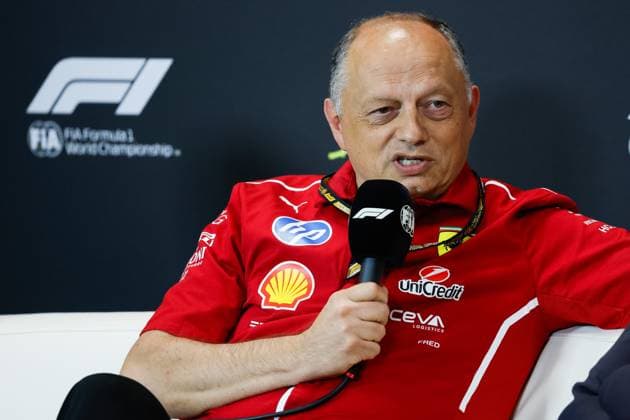 F1 - EMILIA ROMAGNA GRAND PRIX 2025 VASSEUR FrÃ dÃ ric (fra), Team Principal & General Manager of the Scuderia Ferrari, portrait during the Formula 1 AWS Gran Premio del Made in Italy e Dell™Emilia-Romagna 2025, Emilia Romagna Grand Prix 2025, 7th round of the 2025 FIA Formula One World Championship, WM, Weltmeisterschaft from May 16 to 18, 2025 on the Autodromo Internazionale Enzo e Dino Ferrari, in Imola, Italy - ImolaItaly  Copyright: xJavierxJimenezx