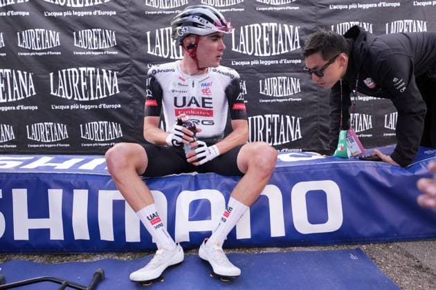 Ayuso Pesquera Juan of Uae Team Emirates Xrg winner of the stage during the stage 7 of the Giro d™Italia from Castel di Sangro to Tagliacozzo, Italy - Friday, May 16, 2025. - cycling.  Copyright: xMarcoxAlpozzi LaPressex