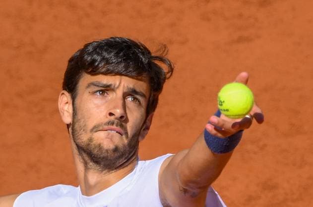 TENNIS - Internazionali di Tennis - Internazionali BNL d Italia Lorenzo Musetti (ITA) during the quarter-finals against Carlos Alcaraz (ESP) of the ATP, Tennis Herren Master 1000 Internazionali BNL d Italia tournament at Foro Italico on May 16, 2025 Fabrizio Corradetti LiveMedia Rome Italy  Copyright: xIPAxSport ABACAx