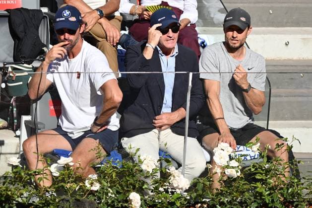 Staff of Carlos Alcaraz (ESP) during the Internazionali BNL d Italia Day Twelve at Foro Italico on May 15, 2025 in Rome, Italy.  Copyright: xDomenicoxCippitelli IPAxSportx xipa-agency.netx xx IPA_57781641 IPA_Agency_IPA57781641