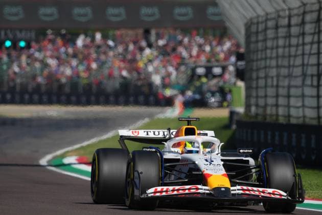 Formula 1 Grand Prix Emilia Romagna 2025 16 05 2025, Autodromo Enzo e Dino Ferrari, Imola, Formula 1 Grand Prix Emilia Romagna 2025 ,in the picture Isack Hadjar FRA , Visa Cash App RB Formula One Team nordphotoxGmbHx xBratic nph00250