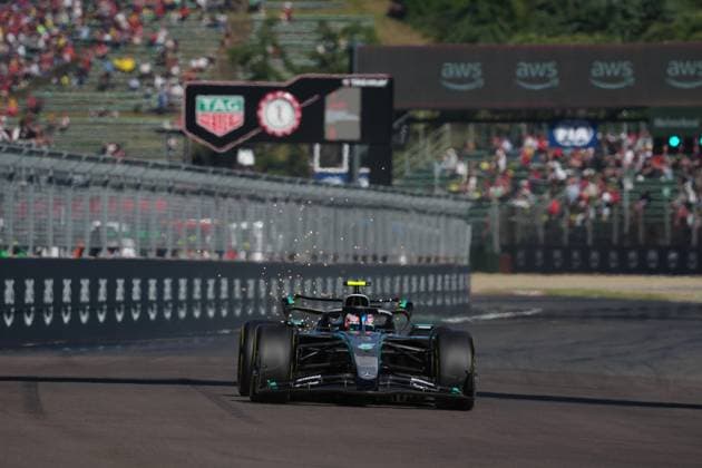 Formula 1 Grand Prix Emilia Romagna 2025 16 05 2025, Autodromo Enzo e Dino Ferrari, Imola, Formula 1 Grand Prix Emilia Romagna 2025 ,in the picture Andrea Kimi Antonelli ITA , Mercedes AMG Petronas Formula One Team nordphotoxGmbHx xBratic nph00250