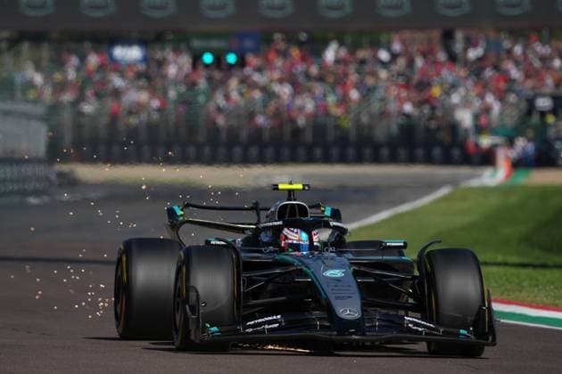 Formula 1 Grand Prix Emilia Romagna 2025 16 05 2025, Autodromo Enzo e Dino Ferrari, Imola, Formula 1 Grand Prix Emilia Romagna 2025 ,in the picture Andrea Kimi Antonelli ITA , Mercedes AMG Petronas Formula One Team nordphotoxGmbHx xBratic nph00250