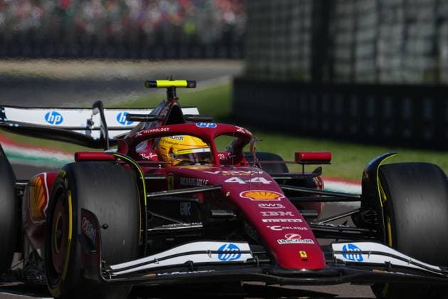 Formula 1 Grand Prix Emilia Romagna 2025 16 05 2025, Autodromo Enzo e Dino Ferrari, Imola, Formula 1 Grand Prix Emilia Romagna 2025 ,in the picture Lewis Hamilton GBR , Scuderia Ferrari HP nordphotoxGmbHx xBratic nph00250