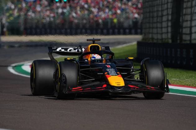 Formula 1 Grand Prix Emilia Romagna 2025 16 05 2025, Autodromo Enzo e Dino Ferrari, Imola, Formula 1 Grand Prix Emilia Romagna 2025 ,in the picture Max Verstappen NLD , Oracle Red Bull Racing nordphotoxGmbHx xBratic nph00250