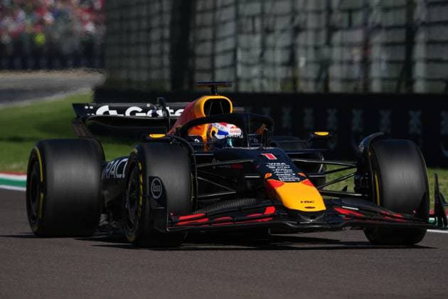 Formula 1 Grand Prix Emilia Romagna 2025 16 05 2025, Autodromo Enzo e Dino Ferrari, Imola, Formula 1 Grand Prix Emilia Romagna 2025 ,in the picture Max Verstappen NLD , Oracle Red Bull Racing nordphotoxGmbHx xBratic nph00250