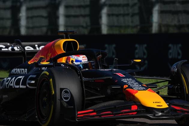 Formula 1 Grand Prix Emilia Romagna 2025 16 05 2025, Autodromo Enzo e Dino Ferrari, Imola, Formula 1 Grand Prix Emilia Romagna 2025 ,in the picture Max Verstappen NLD , Oracle Red Bull Racing nordphotoxGmbHx xBratic nph00250