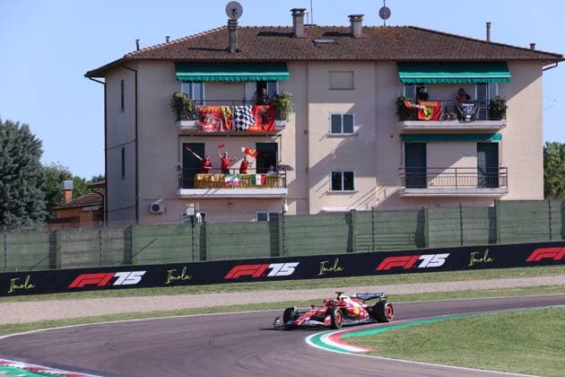 16 05 2025, Autodromo Enzo e Dino Ferrari, Imola, Formula 1 Grand Prix Emilia Romagna 2025 ,in the picture Charles Leclerc MCO , Scuderia Ferrari HP Photo by Alessandro Martelotta Hasan Bratic DeFodi Images