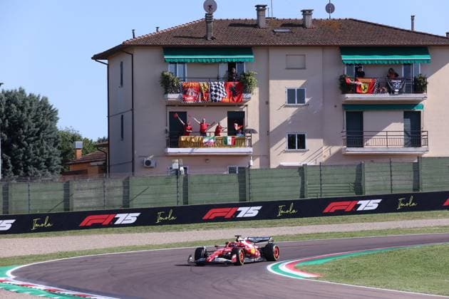 16 05 2025, Autodromo Enzo e Dino Ferrari, Imola, Formula 1 Grand Prix Emilia Romagna 2025 ,in the picture Charles Leclerc MCO , Scuderia Ferrari HP Photo by Alessandro Martelotta Hasan Bratic DeFodi Images