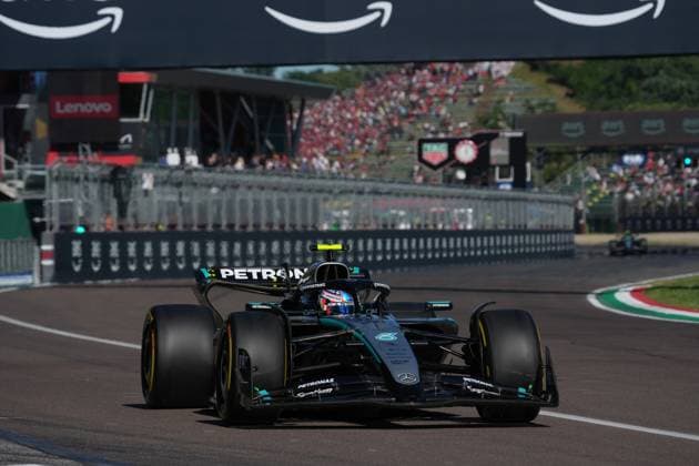 Formula 1 Grand Prix Emilia Romagna 2025 16 05 2025, Autodromo Enzo e Dino Ferrari, Imola, Formula 1 Grand Prix Emilia Romagna 2025 ,in the picture Andrea Kimi Antonelli ITA , Mercedes AMG Petronas Formula One Team nordphotoxGmbHx xBratic nph00250