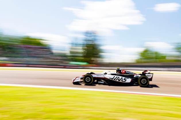 16th May 2025; Autodromo Enzo e Dino Ferrari, Imola, Italy; FIA Formula 1 Emilia Romagna Grand Prix 2025; Free Practice Day; Number 87 MoneyGram Haas driver Oliver Bearman during practice 1 at the Emilia Romagna Formula 1  ActionPlus12788393 StephenxBlackberry