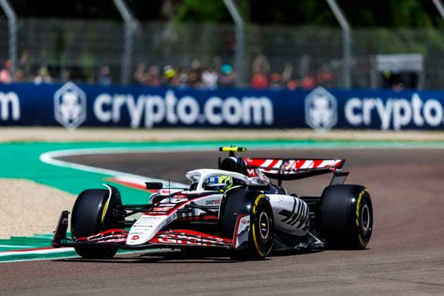 16th May 2025; Autodromo Enzo e Dino Ferrari, Imola, Italy; FIA Formula 1 Emilia Romagna Grand Prix 2025; Free Practice Day; Number 87 MoneyGram Haas driver Oliver Bearman during practice 1 at the Emilia Romagna Formula 1  ActionPlus12788395 StephenxBlackberry