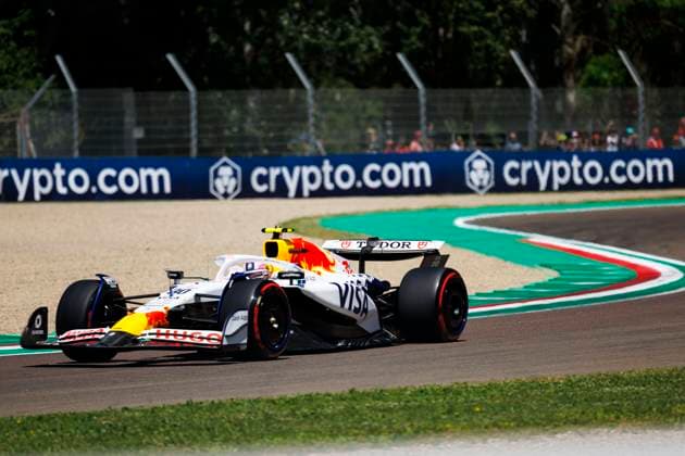 16th May 2025; Autodromo Enzo e Dino Ferrari, Imola, Italy; FIA Formula 1 Emilia Romagna Grand Prix 2025; Free Practice Day; Number 30 Visa Cash App RB driver Liam Lawson during practice 1 at the Emilia Romagna Formula 1  ActionPlus12788375 StephenxBlackberry