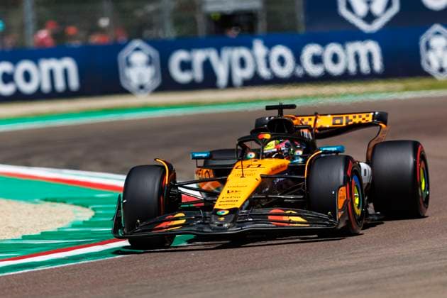 16th May 2025; Autodromo Enzo e Dino Ferrari, Imola, Italy; FIA Formula 1 Emilia Romagna Grand Prix 2025; Free Practice Day; Number 81 McLaren driver Oscar Piastri during practice 1 at the Emilia Romagna Formula 1  ActionPlus12788409 StephenxBlackberry