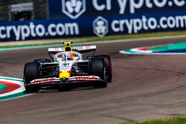 16th May 2025; Autodromo Enzo e Dino Ferrari, Imola, Italy; FIA Formula 1 Emilia Romagna Grand Prix 2025; Free Practice Day; Number 30 Visa Cash App RB driver Liam Lawson during practice 1 at the Emilia Romagna Formula 1  ActionPlus12788412 StephenxBlackberry