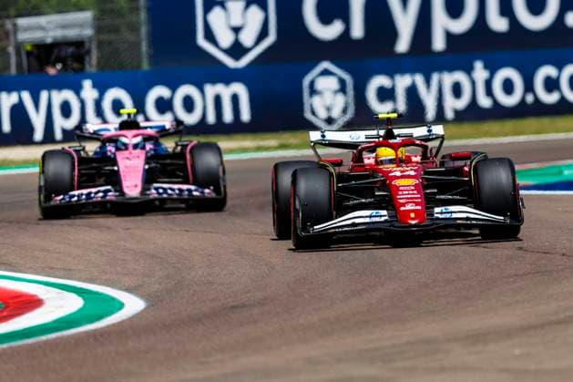 16th May 2025; Autodromo Enzo e Dino Ferrari, Imola, Italy; FIA Formula 1 Emilia Romagna Grand Prix 2025; Free Practice Day; Lewis Hamilton, Franco Colapinto during practice 1 at the Emilia Romagna Formula 1  ActionPlus12788413 StephenxBlackberry