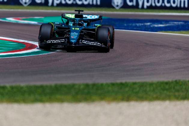 16th May 2025; Autodromo Enzo e Dino Ferrari, Imola, Italy; FIA Formula 1 Emilia Romagna Grand Prix 2025; Free Practice Day; Number 18 Aston Martin Aramco driver Lance Stroll during practice 1 at the Emilia Romagna Formula 1  ActionPlus12788431 StephenxBlackberry