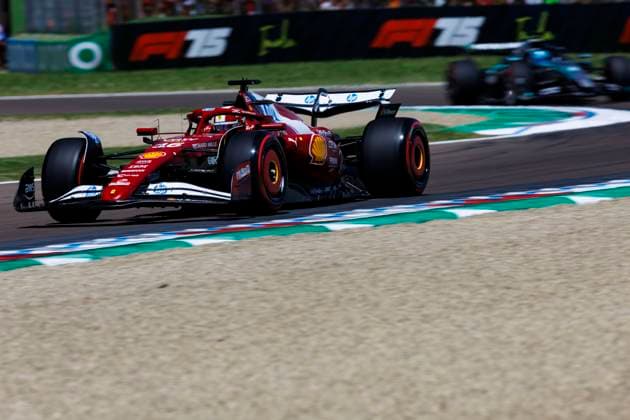 16th May 2025; Autodromo Enzo e Dino Ferrari, Imola, Italy; FIA Formula 1 Emilia Romagna Grand Prix 2025; Free Practice Day; Number 16 Scuderia Ferrari driver Charles Leclerc during practice 1 at the Emilia Romagna Formula 1  ActionPlus12788458 StephenxBlackberry