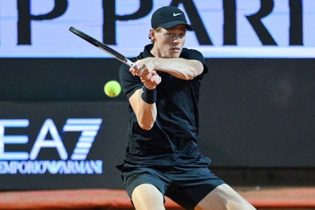 Foto IPP Roberto Ramaccia Roma 16 5 2025 Tennis Internazionali Bnl d’Italia 2025 Nella foto Jannik Sinner (ITA) Italy Photo Press - World Copyright Roma italy Italia ITALY  Copyright: xR4924_italyphotopressx