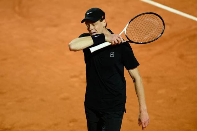 Foto IPP Cavaliere Emiliano. Roma 16 05 2025. Tennis Internazionali d Italia 2025. Nella foto: Jannik Sinner. Italy Photo Press - World Copyright italy ITALY  Copyright: xR4924_italyphotopressx