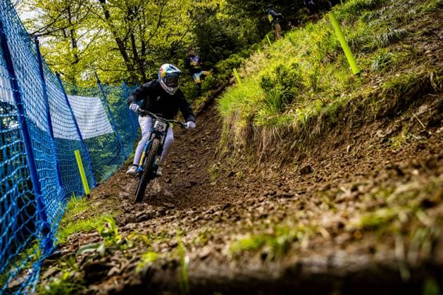 Whoop UCI MTB World Series DHI Worldcup Bielsko BiaÅa BRUNI Loic SPECIALIZED GRAVITY at Whoop UCI MTB World Series DHI Worldcup Bielsko BiaÅa, 16 05 2025,in Szczyrk,POL Photo Sebastian Sternemann