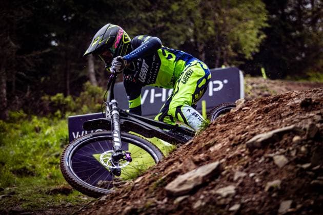 Whoop UCI MTB World Series DHI Worldcup Bielsko BiaÅa INTROZZI Stefano at Whoop UCI MTB World Series DHI Worldcup Bielsko BiaÅa, 16 05 2025,in Szczyrk,POL Photo Sebastian Sternemann