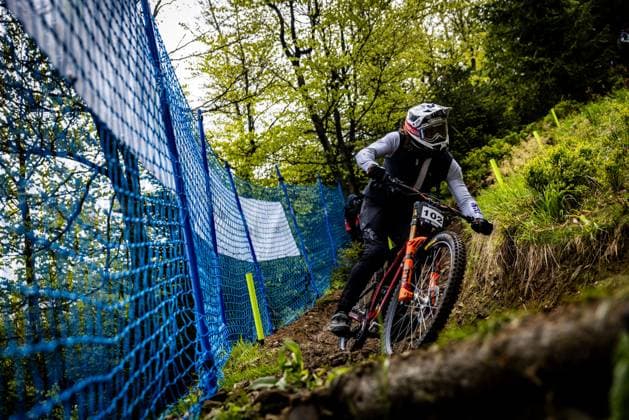 Whoop UCI MTB World Series DHI Worldcup Bielsko BiaÅa MASTERS Wyn at Whoop UCI MTB World Series DHI Worldcup Bielsko BiaÅa, 16 05 2025,in Szczyrk,POL Photo Sebastian Sternemann