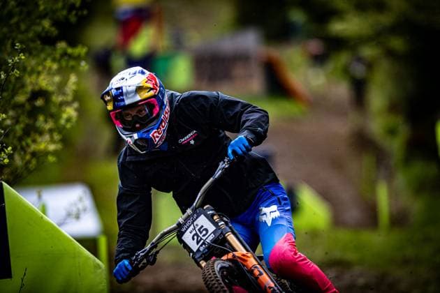 Whoop UCI MTB World Series DHI Worldcup Bielsko BiaÅa MAES Martin ORBEA FMD RACINGat Whoop UCI MTB World Series DHI Worldcup Bielsko BiaÅa, 16 05 2025,in Szczyrk,POL Photo Sebastian Sternemann