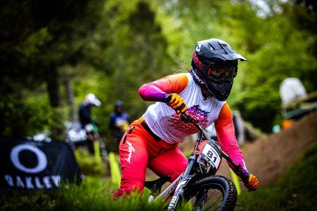 Whoop UCI MTB World Series DHI Worldcup Bielsko BiaÅa FARINA Eleonora MS RACING at Whoop UCI MTB World Series DHI Worldcup Bielsko BiaÅa, 16 05 2025,in Szczyrk,POL Photo Sebastian Sternemann