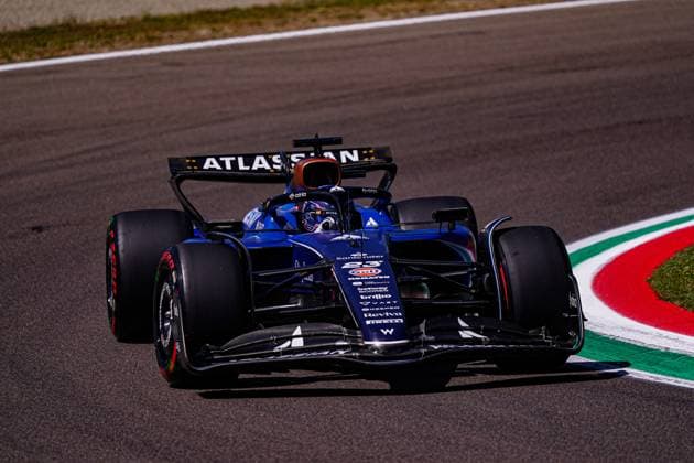 MOTORI - Formula 1 - AWS Gran Premio del Made in Italy e dell Emilia Romagna 2025 - Practice 1 and 2 Alexander Albon (THA) - Williams Racing - Williams FW47 - Mercedes during Formula 1 AWS Gran Premio del Made in Italy e dell Emilia Romagna 2025 - Autodromo Enzo e Dino Ferrari, Imola (BO) Italy from 15th to 18th May 2025, Imola Italy  Copyright: xIPAxSport ABACAx