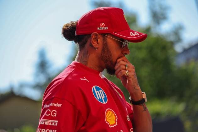 Lewis Hamilton (GBR) - Scuderia Ferrari - Ferrari SF-25 - Ferrari during Formula 1 AWS Gran Premio del Made in Italy e dell Emilia Romagna 2025 - Autodromo Enzo e Dino Ferrari, Imola (BO) Italy from 15th to 18th May 2025,  Copyright: xAlessioxDexMarco IPAxSportx xipa-agency.netx xx IPA_57791604 IPA_Agency_IPA57791604