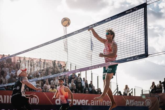Beach volleyball, German Beach Tour in Düsseldorf