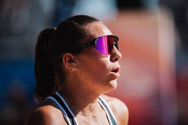 Beach volleyball women Allianz German Beach Tour 2025 Tourstop Düsseldorf 16 05 2025 Leonie Klinke Düsseldorf Robert Lehr Ufer Nordrhein Westfalen Germany