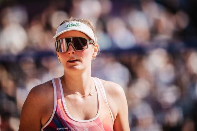 Beach volleyball women Allianz German Beach Tour 2025 Tourstop Düsseldorf 16 05 2025 Sarah Schulz Düsseldorf Robert Lehr Ufer Nordrhein Westfalen Germany